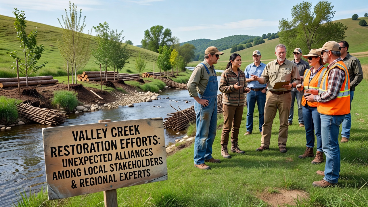 Valley Creek Restoration Efforts Draw Unexpected Alliances Among Local Stakeholders and Regional Experts